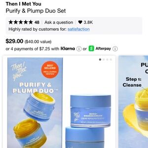 Then I Met You Purify & Plump Duo Set